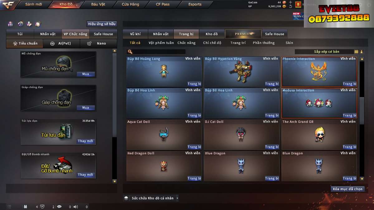 shop acc cf uy tin gia re